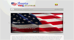 Desktop Screenshot of americavisa4myanmar.com